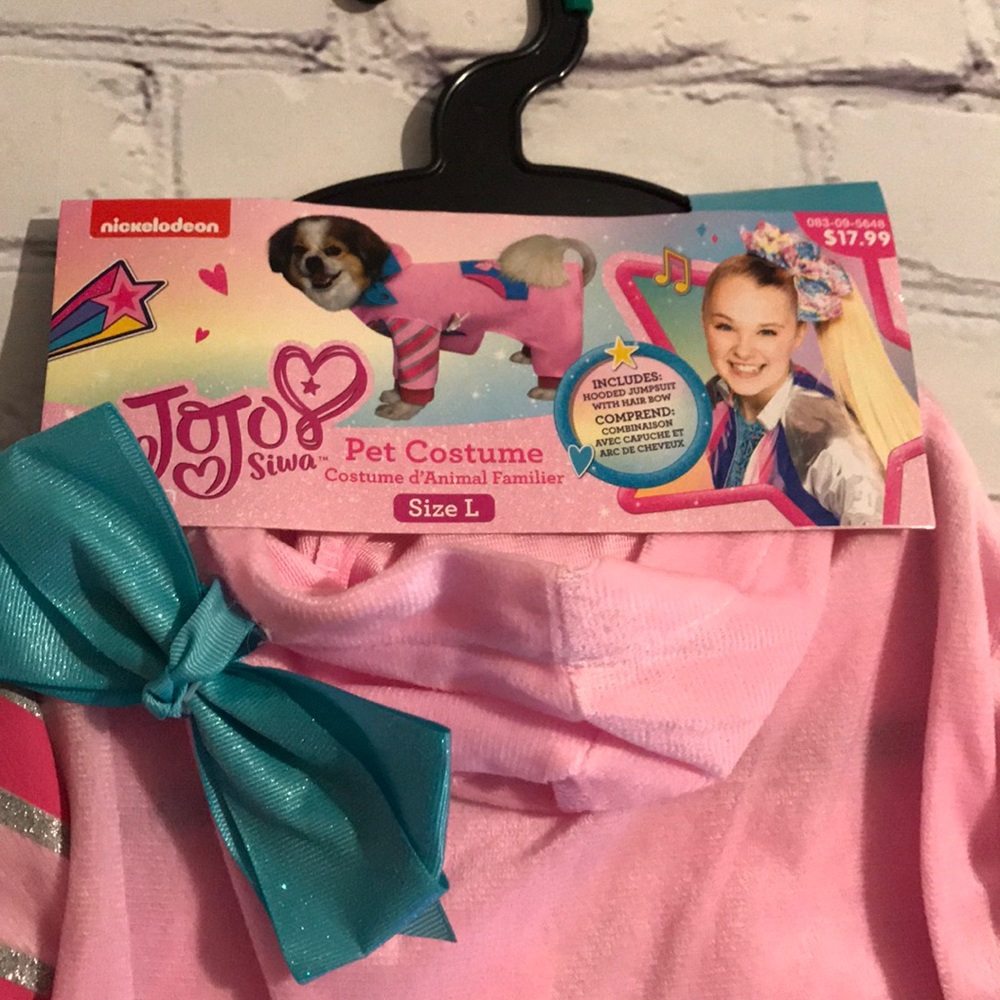 NWT JoJo Siwa Pink Dog Onesies Costumes Pet Outfit - Picture 15 of 15